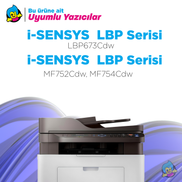 Canon CRG-069H Muadil Toner Sarı - Çipsiz/ 5094C002 /LBP673Cdw /MF752Cdw /MF754Cdw