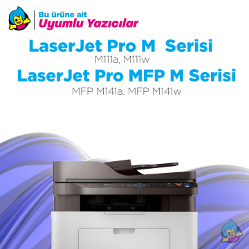 Hp 150A W1500A Muadil Toner - Çipli 20'li Paket 1 Koli / LaserJet MFP M141a /M141w  / M111a / M111w