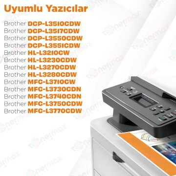 Brother DR273 / DR277 Muadil Drum Ünitesi Set / HL-L3210 / L3230 / L3270 / L3290 / MFC-L3710 / L3750 / L3770