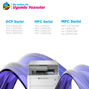 Brother TN273 / TN277 Muadil Toner Takım 2'li Set Siyah Hediye