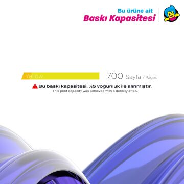 Hp 117A W2072A Sarı Muadil Toner ÇİPLİ / Hp 150a / 150nw / 178nw / 179fnw