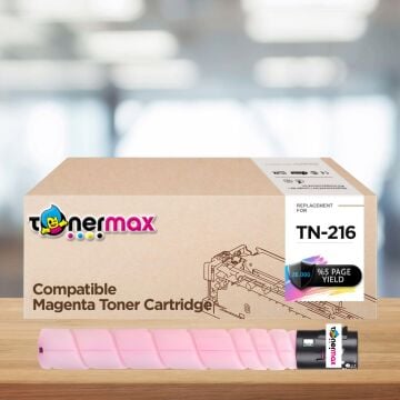 Konica Minolta Uyumlu Tonermax TN-216 Muadil Toner Kırmızı / Bizhub  C220 / Bizhub C280 / D-Color MF220 / MF280 / MF360