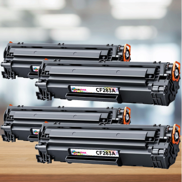 Hp 83A / CF283A Muadil Toner 4'lü Paket / M201 / M125 / M225 / M127