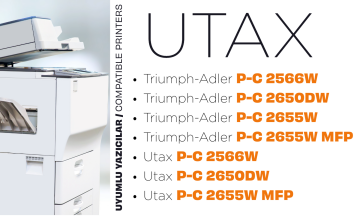 Utax PK-5015 M / P-C2566 / P-C2650 / P-C 2655 Kırmızı Muadil Toner