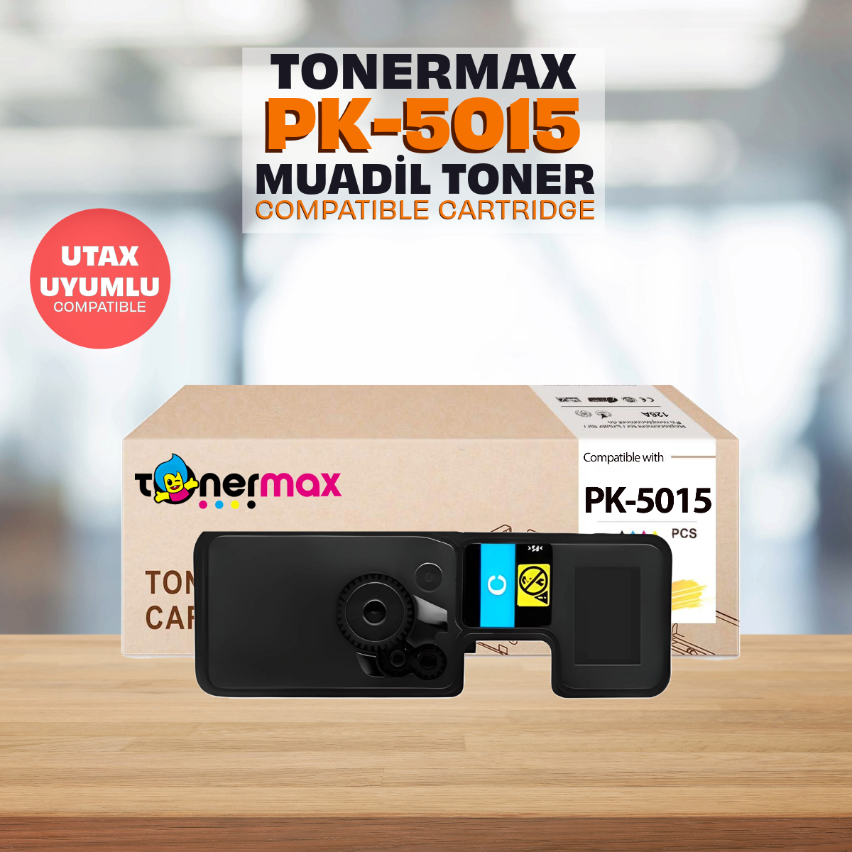 Utax PK-5015 C / P-C2566 / P-C2650 / P-C 2655 Mavi Muadil Toner