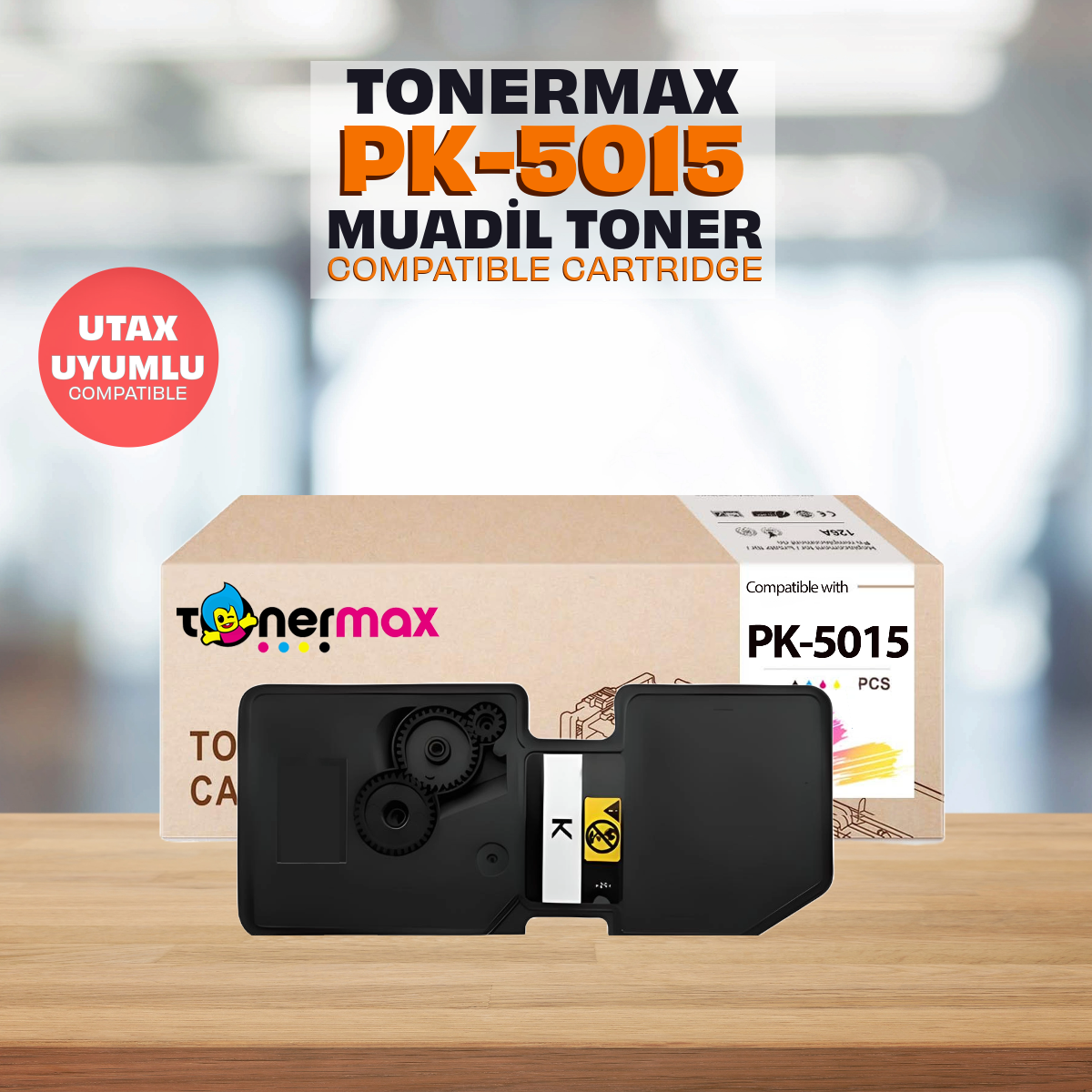 Utax PK-5015 BK / P-C2566 / P-C2650 / P-C 2655 Siyah Muadil Toner