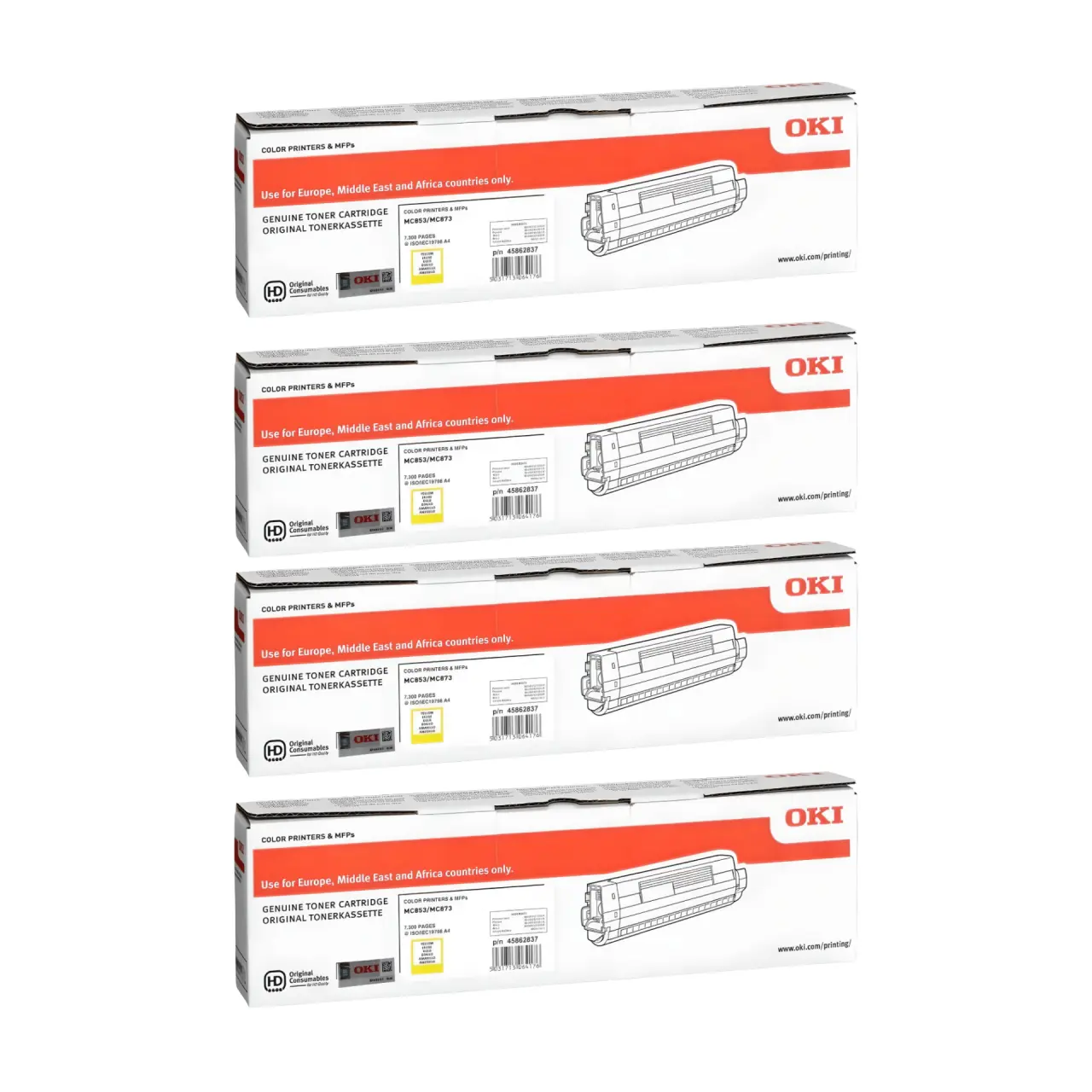 OKI  C823 Serisi Orjinal ve Muadil toner Rehber