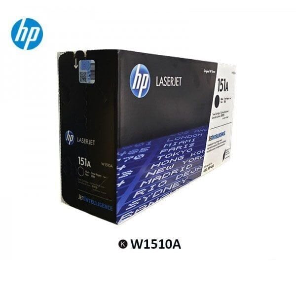 HP 151A W1510A orijinal toner — orijinal HP LaserJet kutusu, siyah, standart kapasite