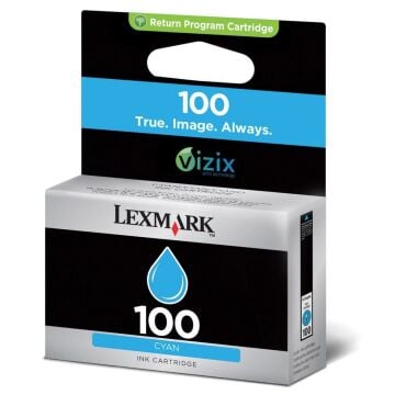 Lexmark 100 14N0900 Mavi Orjinal Kartuş