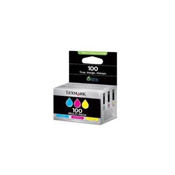 Lexmark 100 14N0849 CMY Renkli Orjinal Kartuş