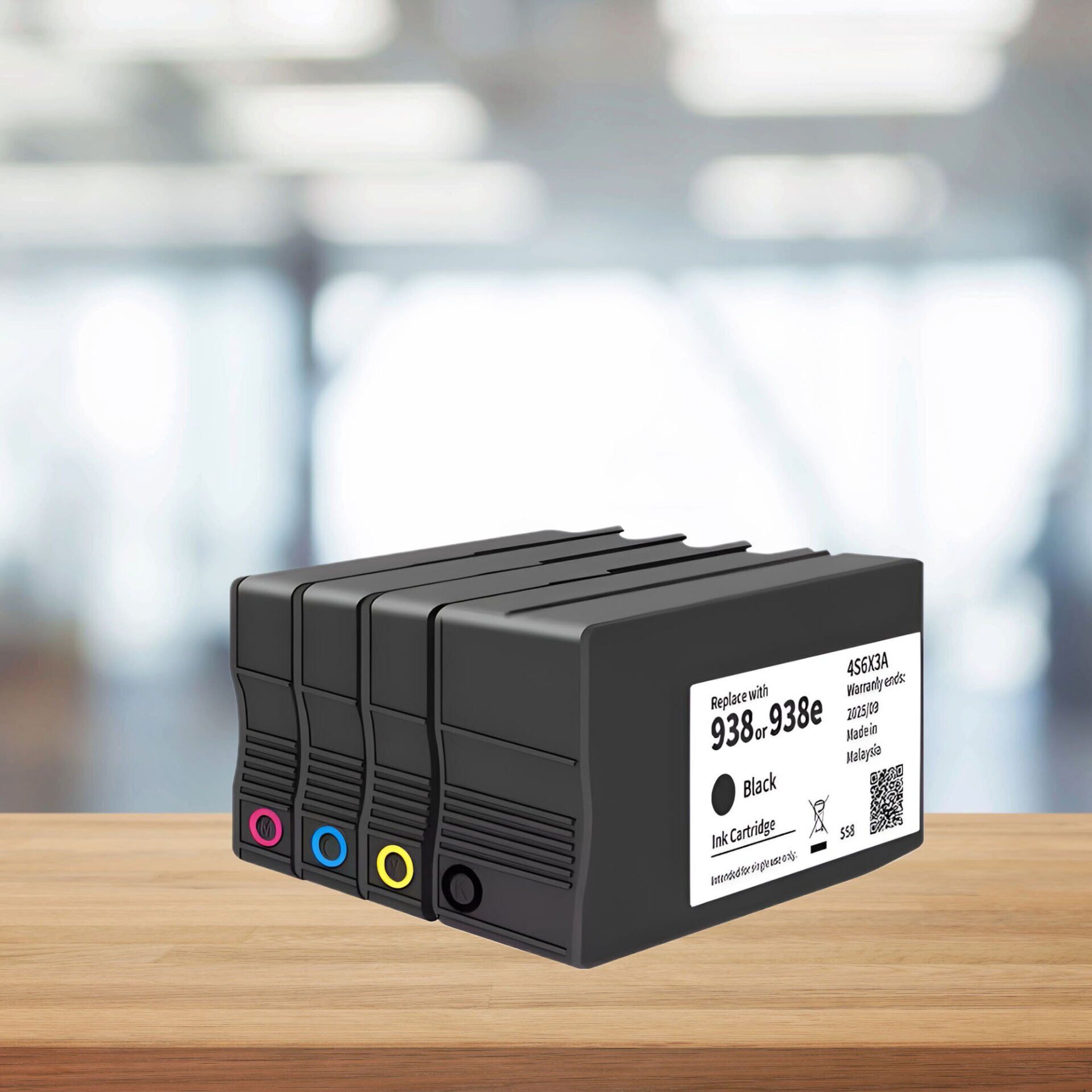 HP Uyumlu Tonermax 938 / Siyah - Mavi - Sarı - Kırmızı Muadil Kartuş Seti / HP OfficeJet Pro 9720 / 9730 / 9110b / 9120b / 9130b