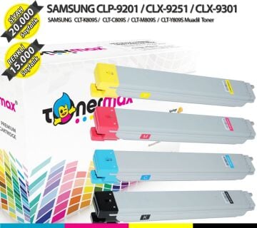 Samsung 809 Set Muadil Toner / CLX-9201 / CLX-9251 / CLX-9301