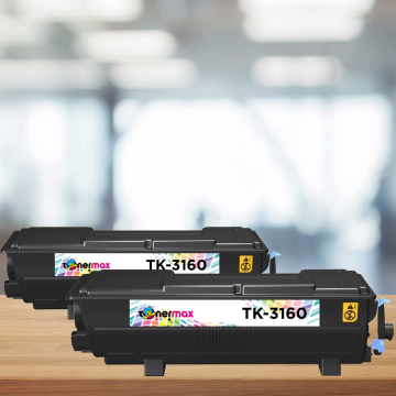 Kyocera TK-3160 Muadil Toner 2'li Paket / P3045dn / P3050dn / P3055dn / P3060dn