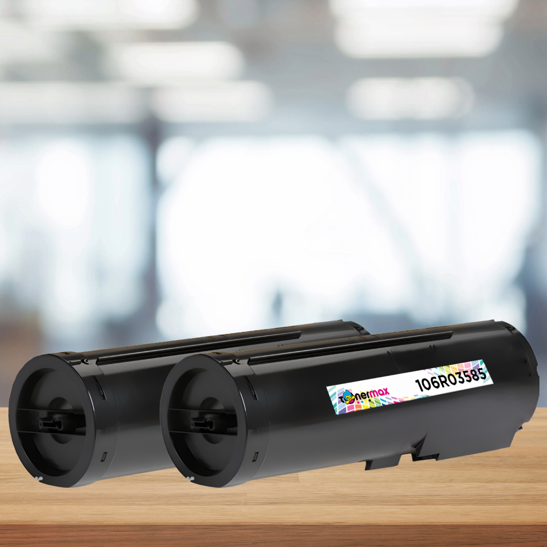 Xerox 106R03585 Muadil Toner Kartuşu | 2'li Paket | B400DN / B450DN -