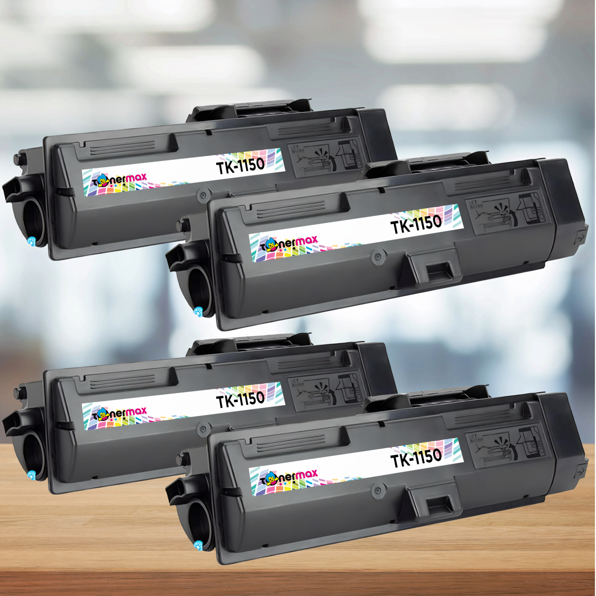 Kyocera TK-1150 Yüksek Kapasiteli Muadil Toner 4'lü Paket/ Ecosys P2200 / M2135 / P2235 / M2735