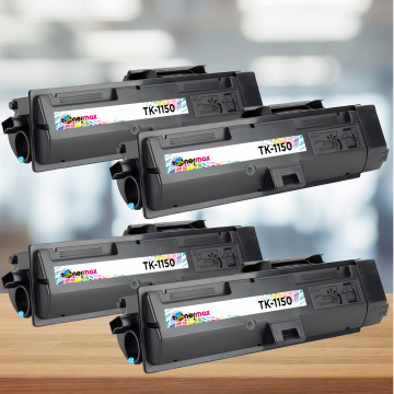 Kyocera TK-1150 Yüksek Kapasiteli Muadil Toner 4'lü Paket/ Ecosys P2200 / M2135 / P2235 / M2735