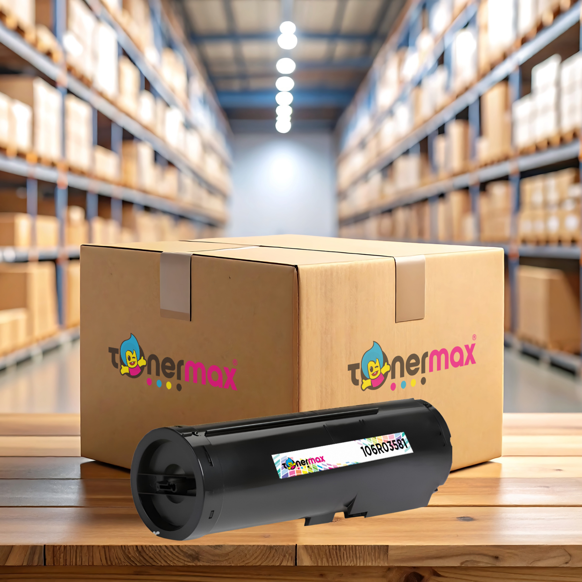 Xerox 106R03581 Muadil Toner Kartuşu | 10'lu Paket | B400DN / B450DN