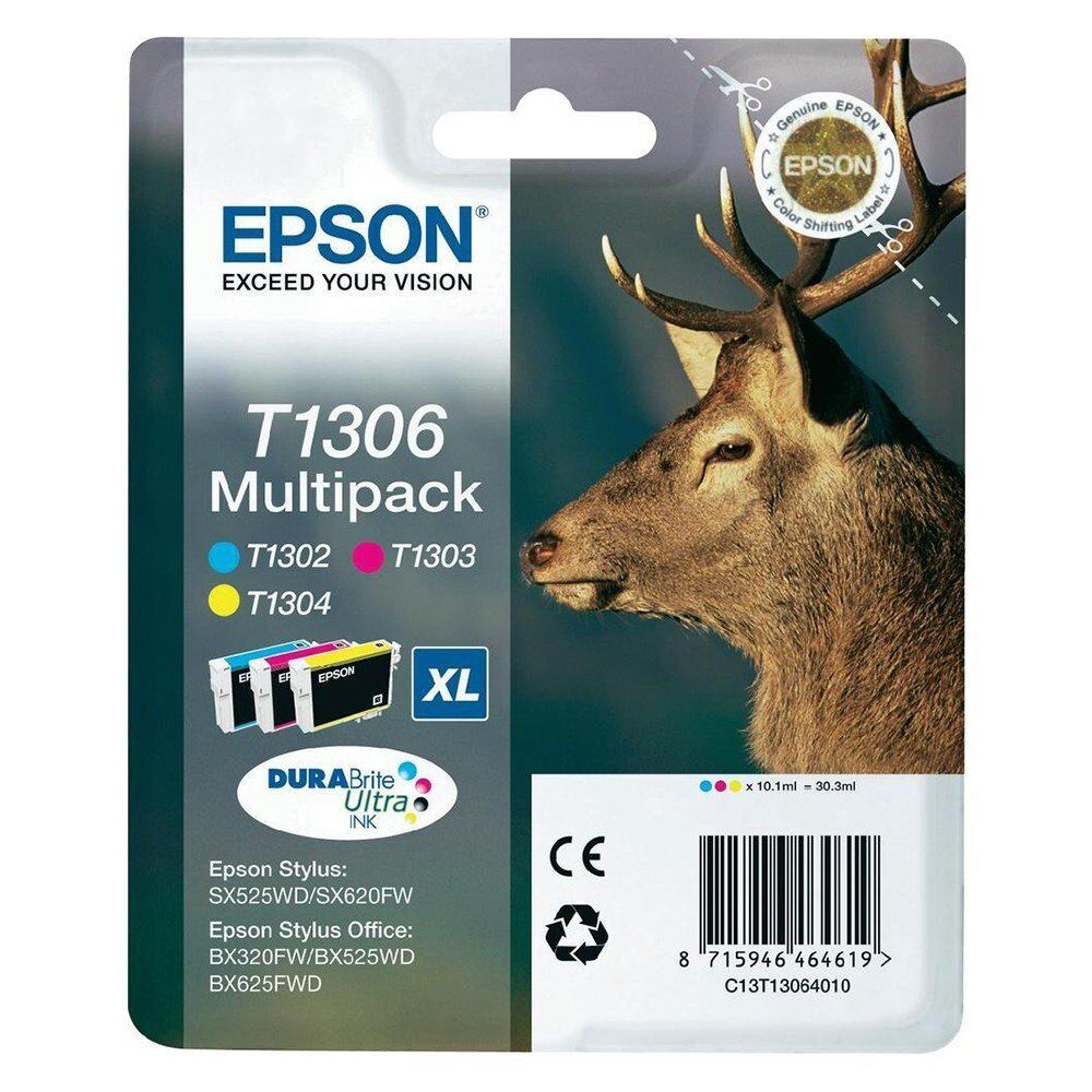 Epson T1306XL CMY Orjinal Kartuş