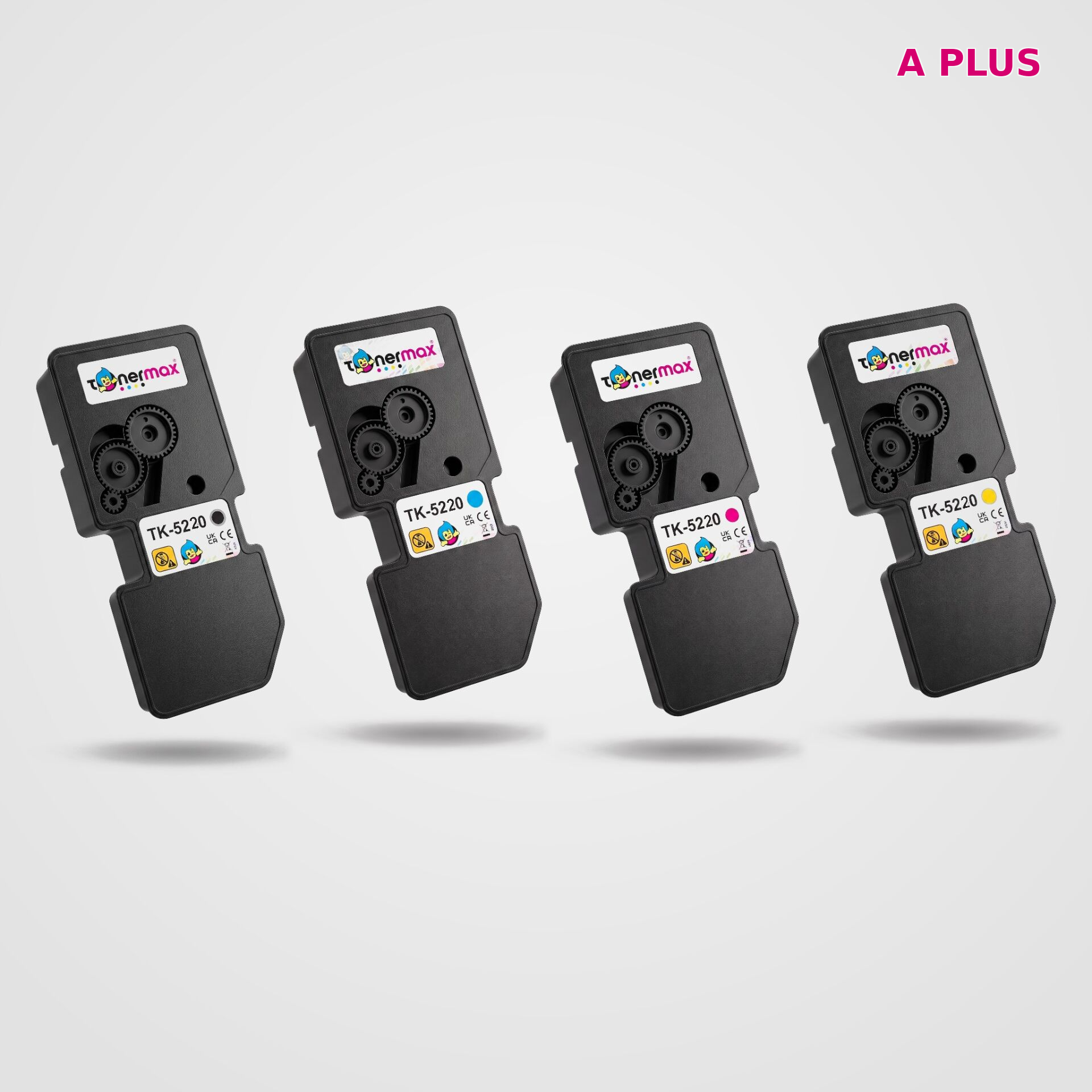 Kyocera TK-5220 Uyumlu Takım (4 Renk) Standart Kapasiteli A Plus Muadil Toner