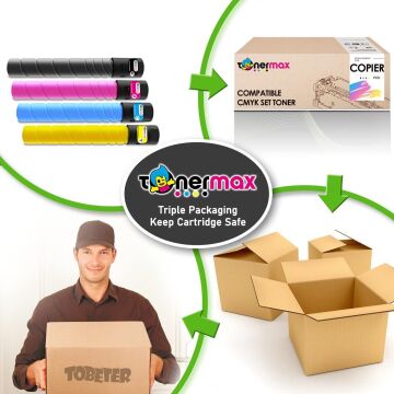Develop İneo+ 308 Muadil Toner Seti/ TN-324 Siyah - Mavi - Sarı - Kırmızı