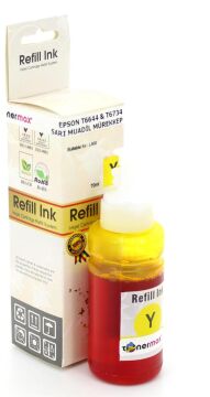 Epson T6734 Sarı Muadil Mürekkep Tüpü 70ml / L800 / L805 / L810 / L850 / L1300 / L1800