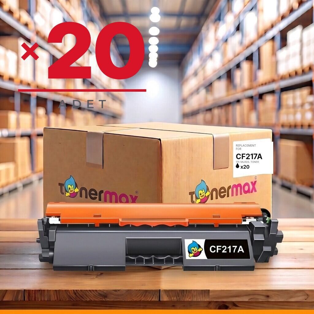 TonerMAX® CF217A Muadil Toner — 20'li Paket