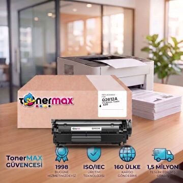 HP Q2612A Muadil Toner 20'li Paket (1 Koli) / 1010 / 1012 / 1015 / 1018 / 1020 / 1022 / 3015 / 3020 / 3030 / 3050 / 3052 / 3055 / MFP / M1319
