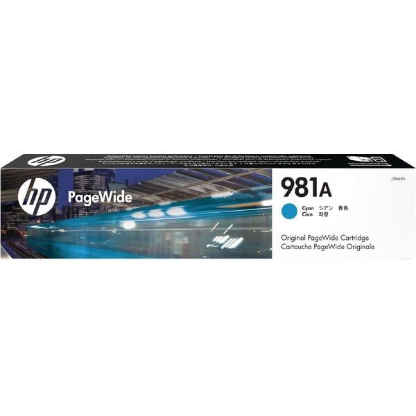 Hp 981A / J3M68A / HP Pagewide Enterprise Colour 556 / 586 Mavi Orjinal Kartuş