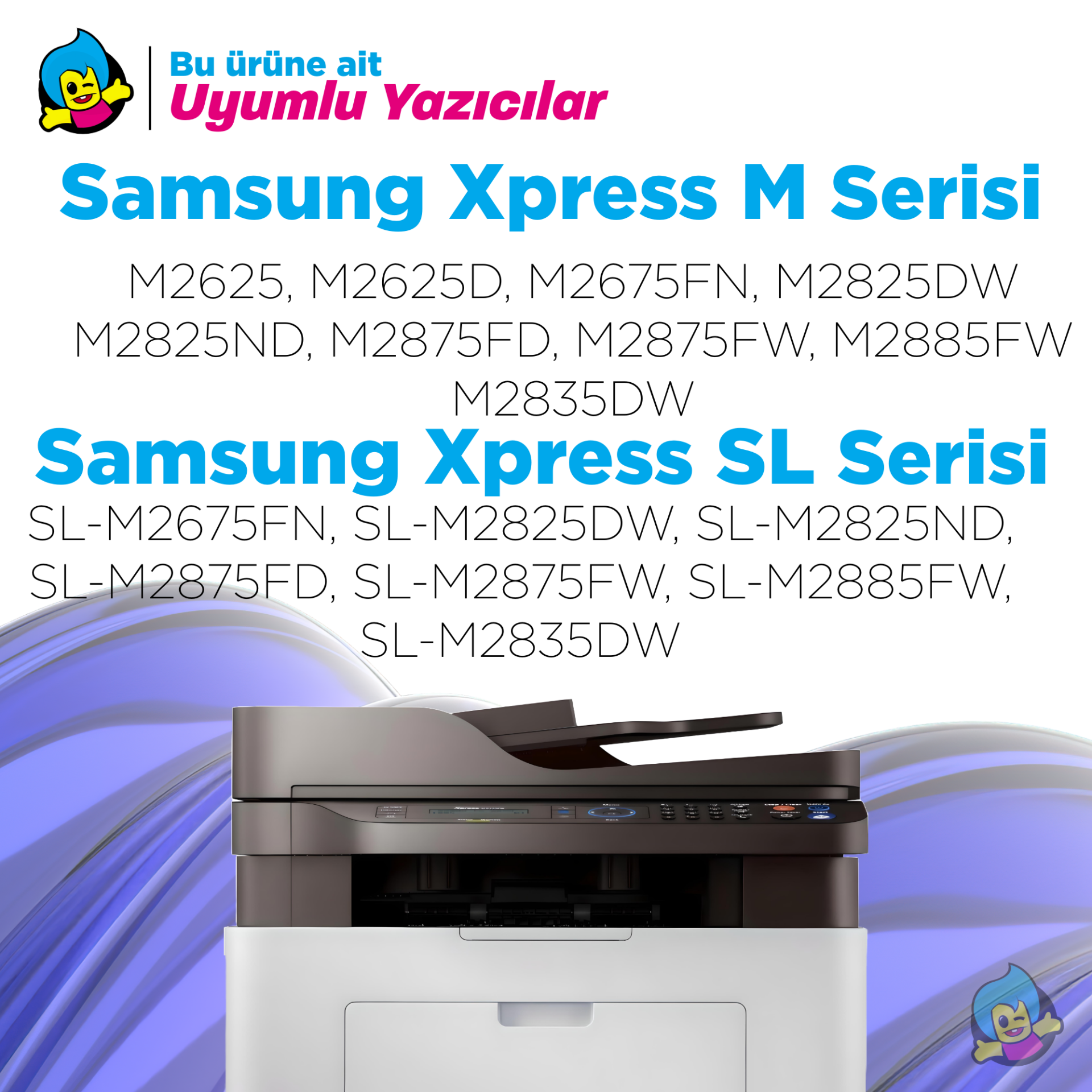 Samsung MLT-D116R Muadil Toner/ M2625 / M2626 / M2826 / M2876 / M2675 / M2825 / M2826