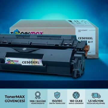 HP CE505XXL / P2050 / P2055 Muadil Toneri - A Plus