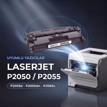 HP CE505XXL / P2050 / P2055 Muadil Toneri - A Plus