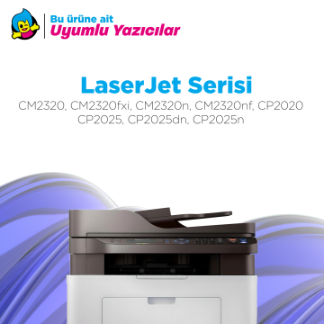 HP 304A / CC530A / CM2320 / CP2025 Siyah Orjinal Toner