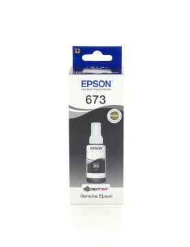 Epson T6731 / L800 / L805 / L810 / L850 / L1300 / L1800 Siyah Mürekkep Tüpü 70ml