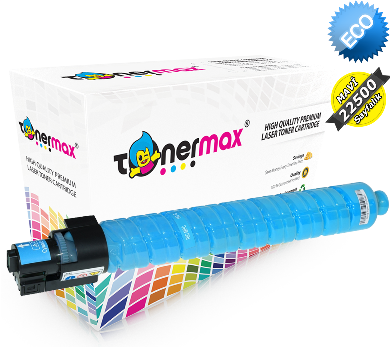 Ricoh Aficio MPC-4502 / MPC-5502 Mavi Muadil Toner - Eco