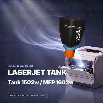 Hp 154A W1540A Dolum Kiti Muadil Toner / A Plus / LaserJet Tank 1502w / MFP 1602w / 1604w / 2602dn / 2606sdw