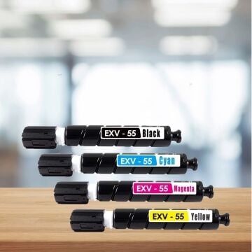 Canon imageRUNNER Advance C256iF Muadil Toner Takımı / C-EXV55 Muadil Toner