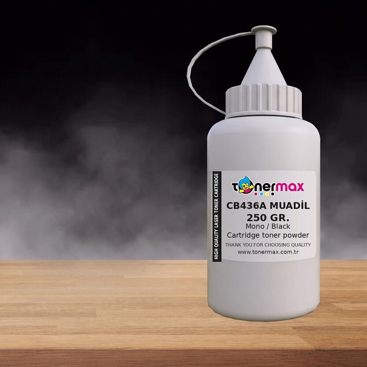 TonerMAX® CB436A Toner Tozu 250GR (Muadil Tonerler İçin)