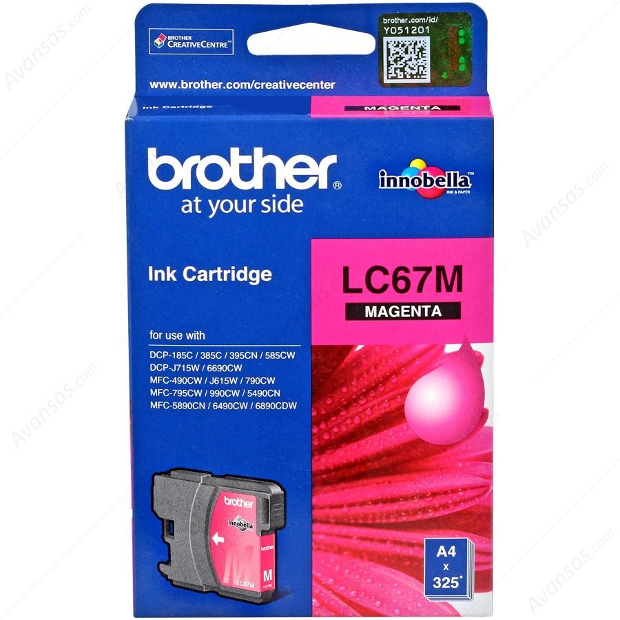 Brother LC-67M Kırmızı Orijinal Kartuş