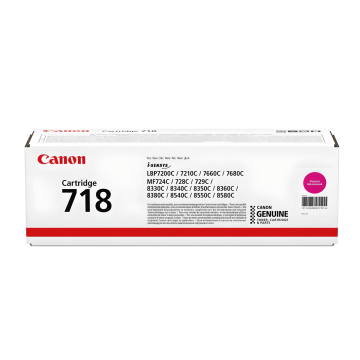 Canon CRG-718 Orijinal Toneri Toneri Kırmızı/ LBP-7200 / 7210 / 7680 / MF8340 / 8350 / 8360 / MF724 / M726