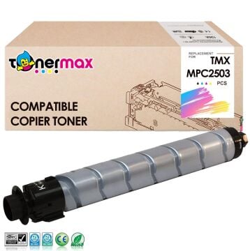 Ricoh MPC2003 Renkli Muadil Toner Siyah / MPC2503 / MPC2004 / MPC2504