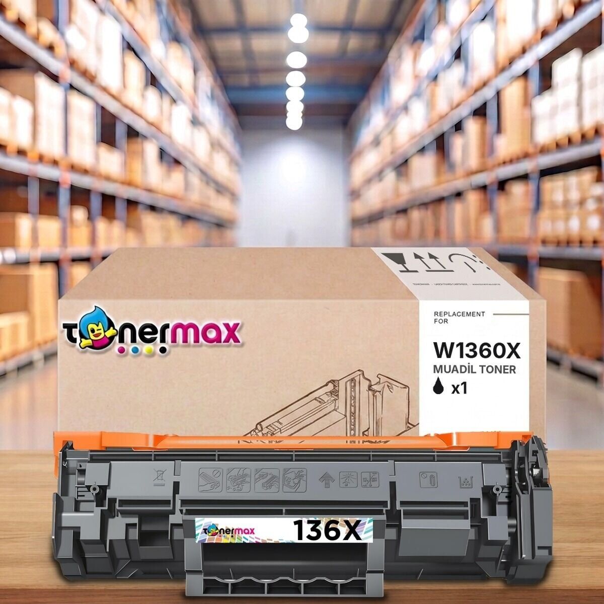 TonerMAX® W1360X Muadil Toner