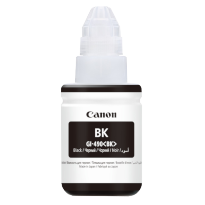 Canon GI-490 Orjinal Siyah Mürekkep / Pixma G1400 / G2400 / G3400