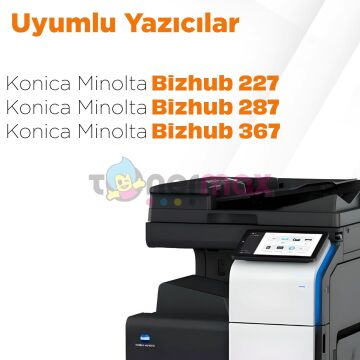 Konica Minolta TN-323 Toner Tozu 1000GR./ Bizhub 227 / Bizhub 287 / Bizhub 367 Toner Tozu