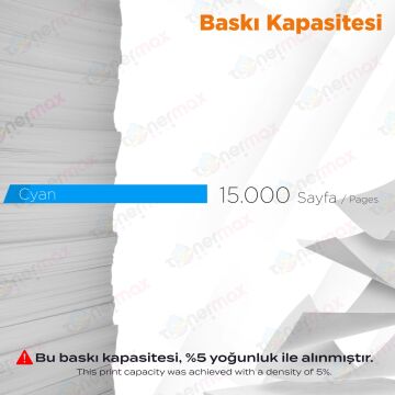 Kyocera TK-8335 Muadil Toner Mavi / TASKalfa 3252ci / 3253ci