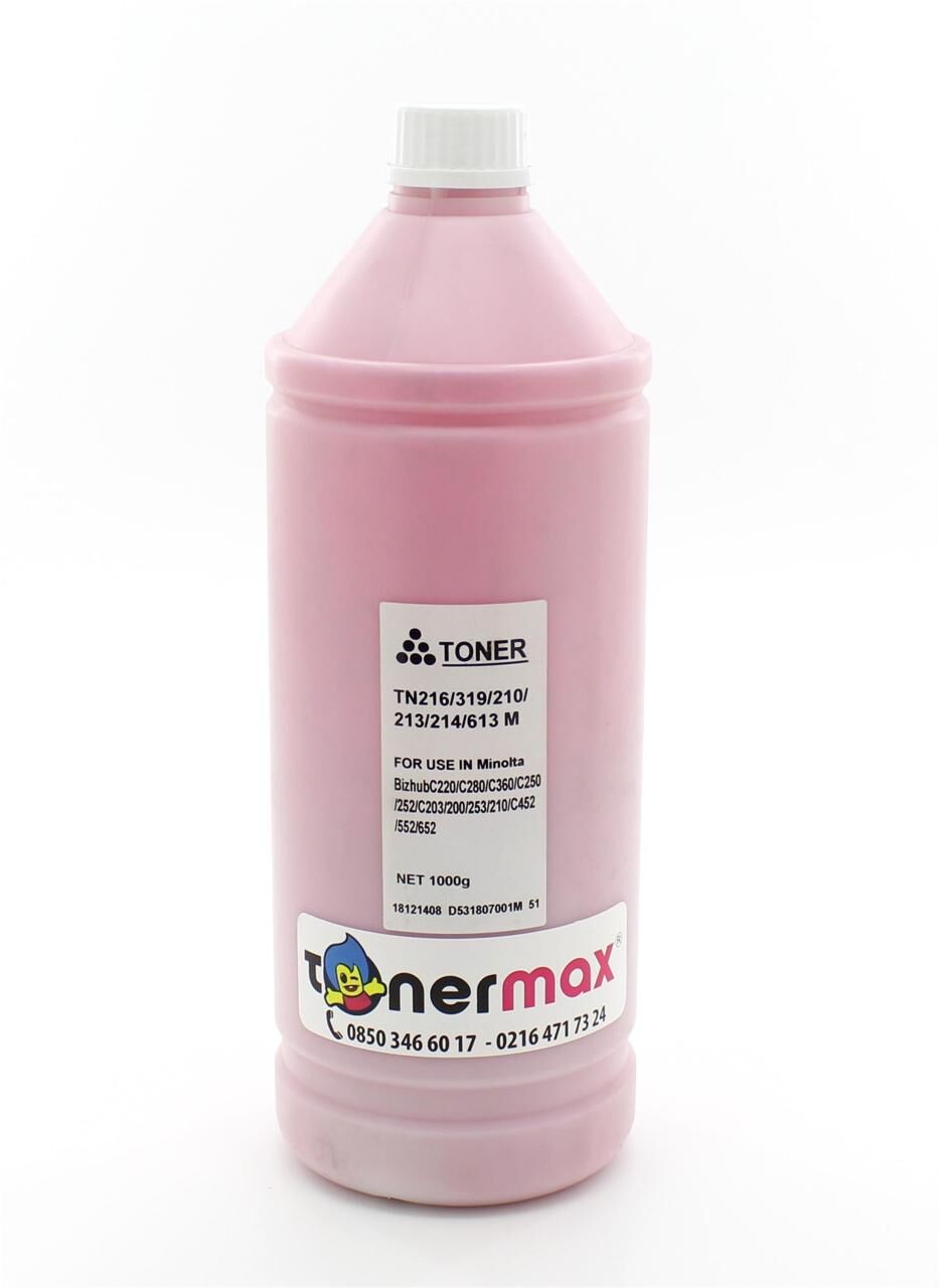 Minolta Renkli Toner Tozu Kırmızı 500GR./ TN216 / TN221 / TN319 / TN321 / TN324