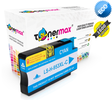 Hp 953XL F6U16AE Mavi Muadil Kartuş