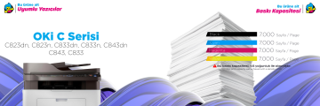OKI C823  Muadil Toner Takım /  C833  /  C843