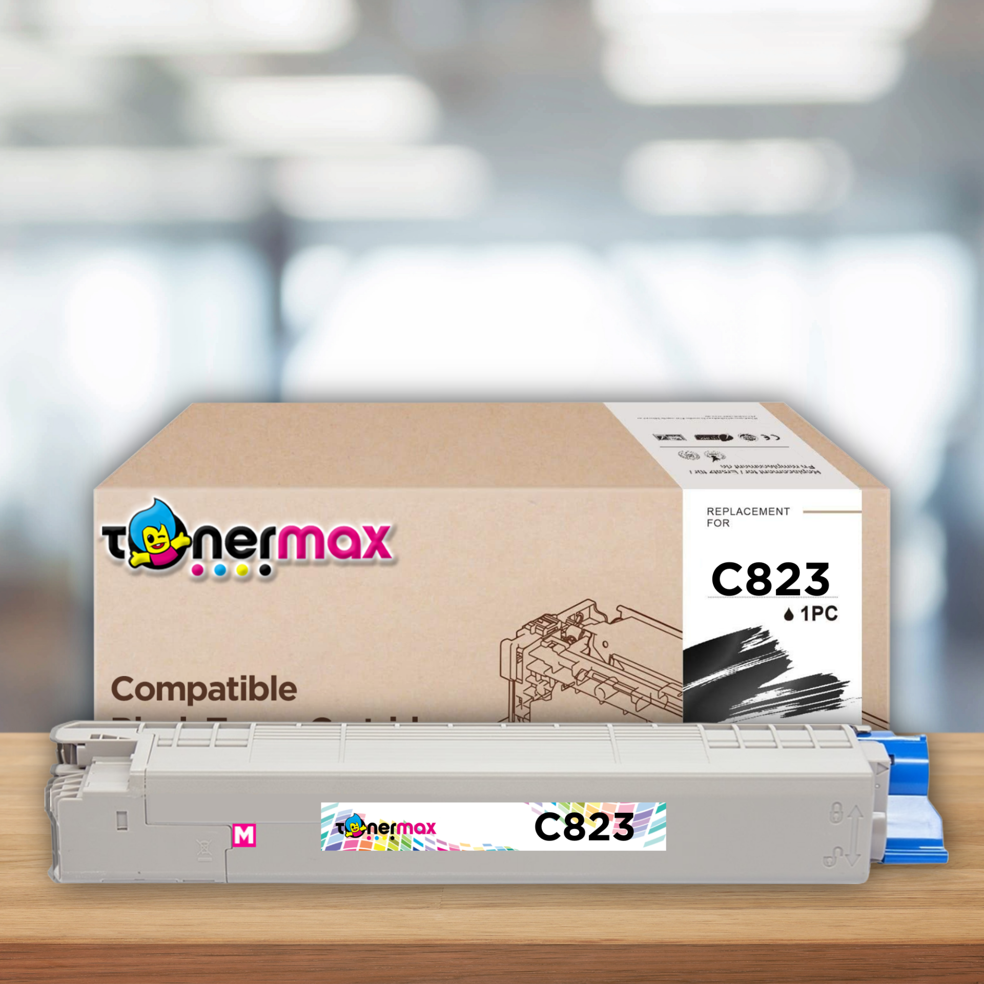 OKI 46471106  Muadil Toner Kırmızı- C823 / C833 / C843