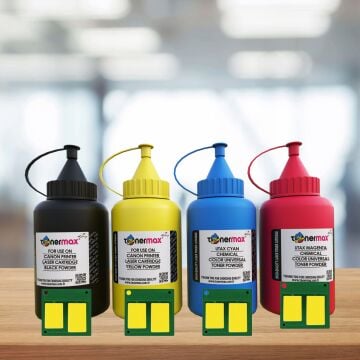 Canon CRG-067 Toner Tozu + Çip Takımı / LBP-631Cw - LBP-633Cdw - MF-651Cw - MF-655Cdw - MF-655Cx - MF-657Cdw