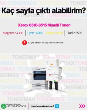 Xerox Phaser 6510 Mavi Muadil Toner / WorkCentre 6515